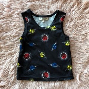 vintage le château planet tank top